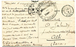 OUJDA CP En FM Du 23/04/1912 Avec Cachet TRESOR ET POSTES 102+18°escadron Du Train 13iéme Compagnie TOUARIT - Cartas & Documentos