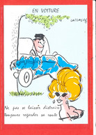 Se Distraire Humour Auto  * Illustrateur LASSALVY *  Cp Animée         Format 15 Cm X 10.5 Cm - Lassalvy