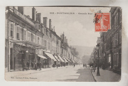 CPA PONTARLIER (Doubs) - Grande Rue - Pontarlier