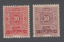 Colonies Françaises - Timbres Neufs** - Maroc - Taxe N°31 Et 32 - Portomarken