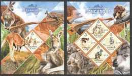 LS097 2013 SOLOMON ISLANDS AUSTRALIAN FAUNA RED KANGAROOS #2011-14 1KB+1BL MNH - Sonstige & Ohne Zuordnung