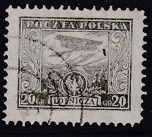 POLAND 1925 Airmail Sc 222FF Forgery Used - Usati