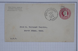 BC3  ETATS UNIS    BELLE LETTRE ENTIER  1919+ CHARLEMONT   POUR + AFFRANC. PLAISANT - Cartas & Documentos