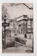 CPSM - 75 - PARIS - La STATION Du METRO Porte Saint-Martin Vers 1950 - Très Bel état - Stations, Underground