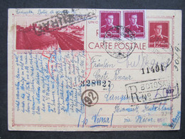 GANZSACHE Botosani - Langenwang  1943 // D*53608 - Storia Postale Seconda Guerra Mondiale