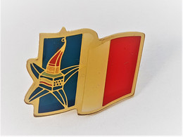 PINS JEUX OLYMPIQUES ALBERTVILLE 1992 DRAPEAU FRANCE / 33NAT - Jeux Olympiques