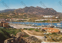 CARTOLINA  PORTO CERVO,SASSARI,SARDEGNA,COSTA SMERALDA,PANORAMA,SPIAGGIA,VACANZA,ESTATE,BARCHE,VIAGGIATA 1974 - Sassari