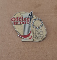 Athens 2004 Olympic Games - USA Office Depot Pin - Jeux Olympiques