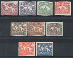 MADAGASCAR Timbres Taxe N°8* à 16* Neufs Charnières  TB Cote 6€25 - Postage Due