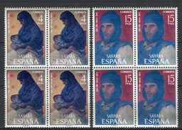 Sahara 1972. Edifil 308-09 X 4 ** MNH. - Sahara Español