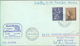 83099 - VATICANO - Postal History - FIRST FLIGHT:  Frankfurt - Mauritius 1970 - Autres & Non Classés