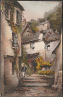 Entrance To High Street, Clovelly, Devon, 1914 - Frith's Postcard - Clovelly