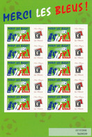 France 2006 - F3936B Bloc Feuillet Adhésif Football Merci Les Bleus Personnalisé Avec Logo Notre Passion - Neuf. - Unused Stamps