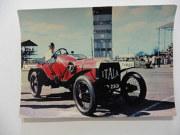 Carte Postale  Publicitaire :Voiture  Ancienne : GP Italie Circa 1908  40 CV - Taxis & Huurvoertuigen