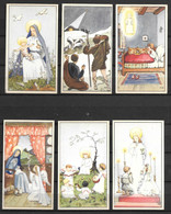 Lot De  6 Mini Images Religieuses - Imágenes Religiosas