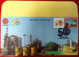 India 2022 50 Years Of Indian Oil Bongaigaon Refinery Special Cover (**) Inde Indien - Storia Postale