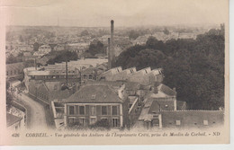 CPA Corbeil - Vue Générale Des Ateliers De L'imprimerie Crété, Prise Du Moulin De Corbeil - Corbeil Essonnes