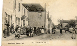 - VILLEBOUGIS (89) -  Une Rue Du Village   (bien Animée, Correspondance D'un Militaire)  -27620- - Villebougis