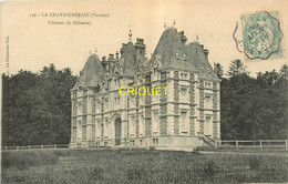 85 La Chataigneraie, Chateau Du Châtenay, Verso Affranchissement Taxé 1905 - La Chataigneraie