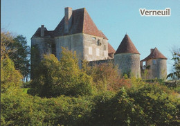1 AK Frankreich * Die Burg Verneuil Aus Dem 13. Jahrhundert, Seit 1991 Monument Historique - Département Nièvre * - Autres & Non Classés