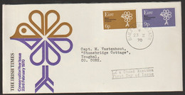 Eire Ireland 1970 FDC - Europa Enveloppe Premier Jour - FDC