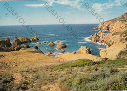 CARTOLINA  COSTA PARADISO (TRINITA D"AGULTU),SASSARI,SARDEGNA,LA SPIAGGIETTA,MARE,LUNGOMARE,BELLA ITALIA,VIAGGIATA 1971 - Sassari