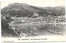 L120D328 - Monaco - 744 La Condamine Et Le Port - Carte Précurseur - La Condamine