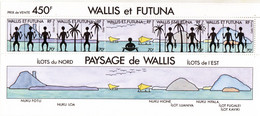 Wallis Et Futuna BF  6 Vue Des Iles Neuf * * MnH Sin Charmela Prix De La Poste 4 - Blocs-feuillets