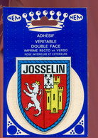 56 JOSSELIN Autocollant BLASON Adhésif Double Face Neuf Emballage D'origine - Josselin