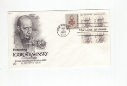 17733 " HONORING-IGOR STRAVINSKY-COMPOSER-1982 " - Other & Unclassified