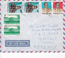 ZAIRE 192 COVER TO RHODESIA - Gebraucht