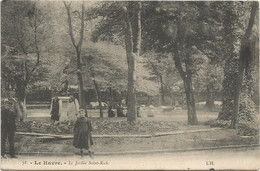 CPA  La Havre Jardin St Roch - Saint-Roch (Plein)