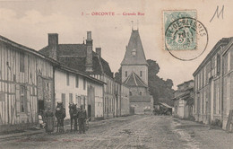 51 CPA ORCONTE GRANDE RUE - Sainte-Menehould
