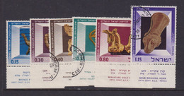 ISRAEL - 1966 Museum Exhibits Set Used As Scan - Gebruikt (met Tabs)