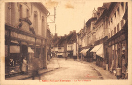 62-SAINT-POL-SUR-TERNOISE- LA RUE D'HESDIN - Saint Pol Sur Ternoise