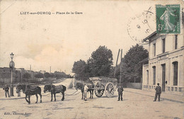 77-LIZY-SUR-OURCQ- PLACE DE LA GARE - Lizy Sur Ourcq