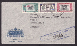 Bolivia: Registered Cover To Austria, 1959, 3 Stamps, Heritage, Value Overprint, Inflation (minor Damage: Fold) - Bolivia