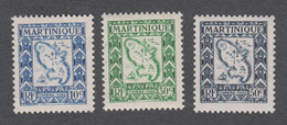 Colonies Françaises - Timbres Neufs** - Martinique - Taxe N°27,28 Et 29 - Segnatasse