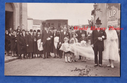 CPA Photo - MAULE Ou Environs - Jour De Mariage , Février 1930 - Photographe Rouvray - Jeanne & Charles Lemblé - Eglise - Maule