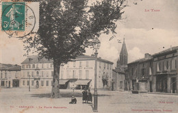 CPA (81) CARMAUX La Place Gambetta Hôtel Restaurant BOYER - Carmaux