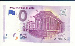 Billet Touristique 0 Euro - MAISON CARRÉE DE NÎMES - UEEJ - 2018-2- N° 2146 - Billet épuisé - Other & Unclassified