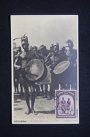 CONGO BELGE - Carte Maximum En 1934 - Musiciens  - L 129698 - Storia Postale