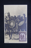 CONGO BELGE - Carte Maximum En 1936 - Musiciens  - L 129699 - Covers & Documents