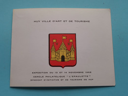 HUY Ville D'Art Et De Tourisme ( N° 761 > EXPOSITION 1965 - Cercle Philatelique " L'Epaulette " ) Stamp HUY 13-11-1966 ! - Privat- Und Lokalpost [PR & LO]