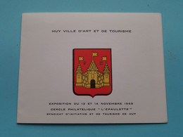 HUY Ville D'Art Et De Tourisme ( N° 753 > EXPOSITION 1965 - Cercle Philatelique " L'Epaulette " ) Stamp HUY 13-11-1966 ! - Privat- Und Lokalpost [PR & LO]