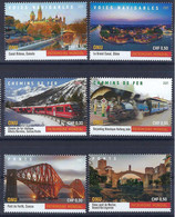 NU 2021 - Patrimoine Mondial : Voies Navigables, Ferrées Et Ponts (issues Du Carnet Prestige) - Unused Stamps