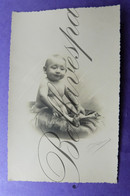Carte Photo  Photographer Hand Gesigneerde Foto Baby-bébé Babie. Studio  Kunst Portret - Fotografie