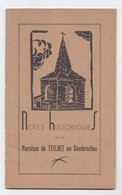 Notes Historiques Sur La Paroisse De Teilhet En Combrailles, H. Pelletier, 1950 - Auvergne