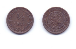 Netherlands 1/2 Cent 1891 - 0.5 Cent