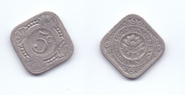 Netherlands 5 Cents 1929 - 5 Centavos
